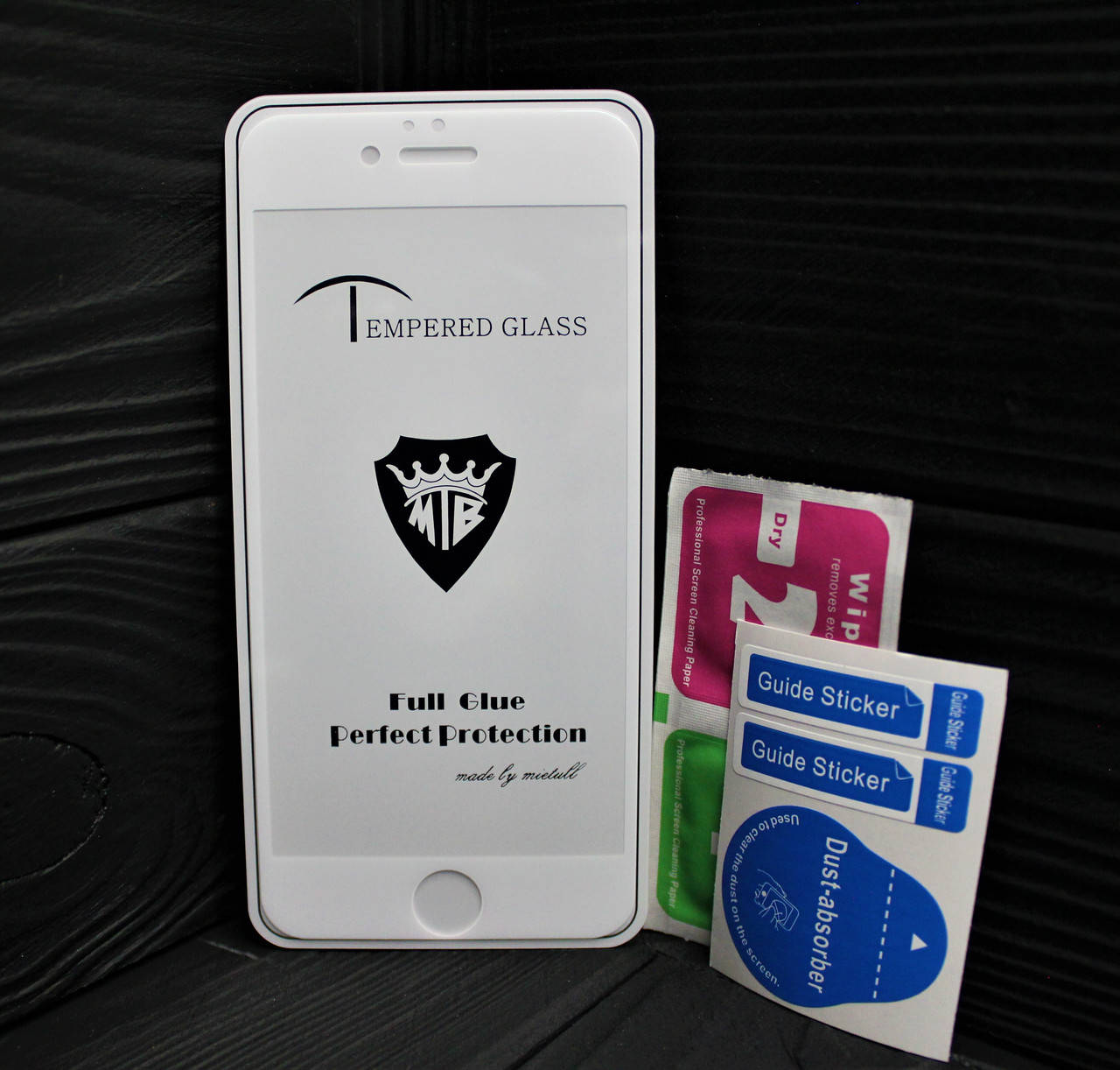 

Защитное стекло для iPhone 6 6s FullGlue белое, Прозрачный