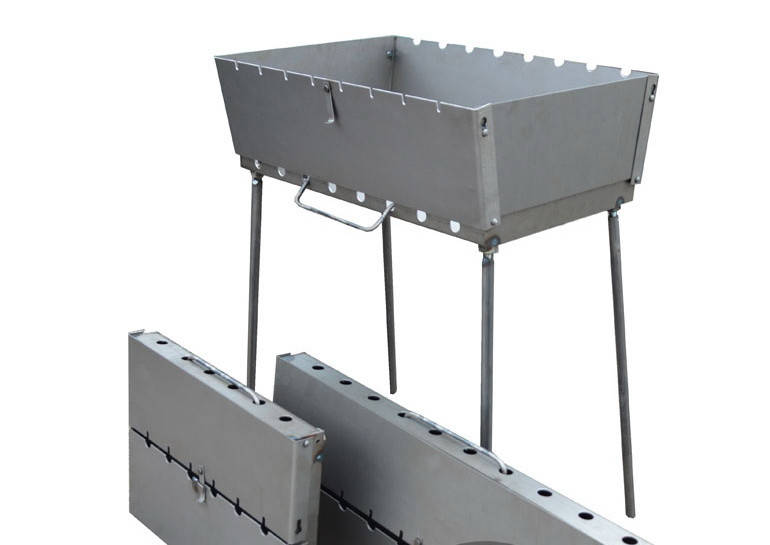 

Мангал складной Турист на 10 шампуров с толщиной стенок 3 мм