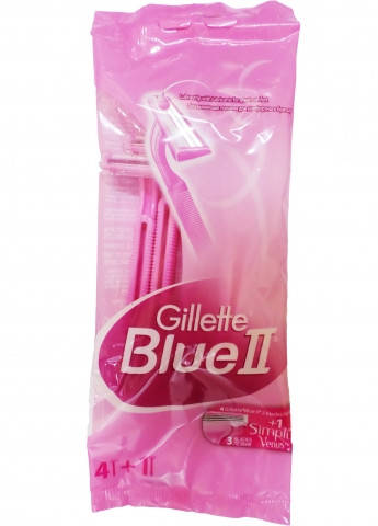 

Станок Gillette Blue 2 (4+1Simply Venus3) женский, Синий