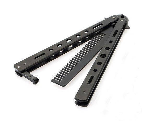 

Расческа бабочка benchmade (нож бабочка для тренировок)