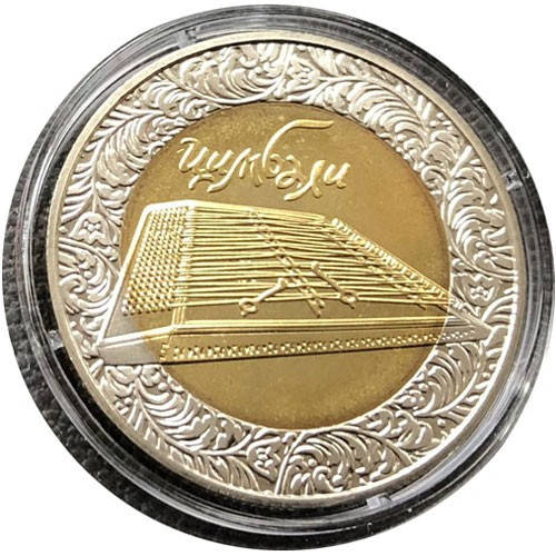 

Монета "Цимбалы".5 гривен. 2006 год.
