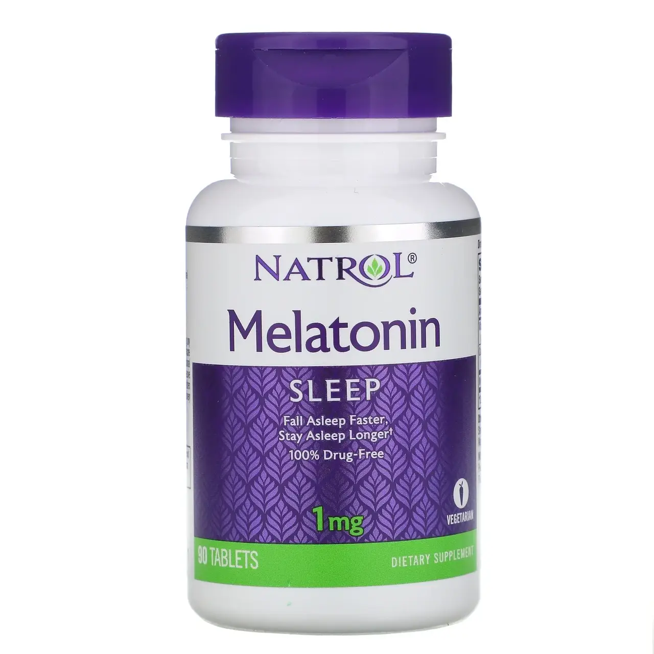 

Мелатонин, Melatonin, Natrol, 1 мг, 90 таблеток