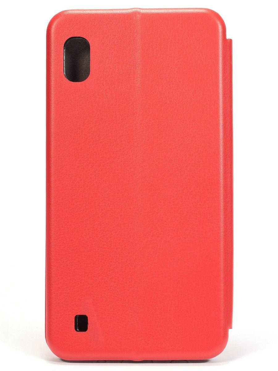 

Чехол книжка Samsung A10 красный \ Чехол книжка Самсунг А10 красная (магнитная есть отдел для карты)