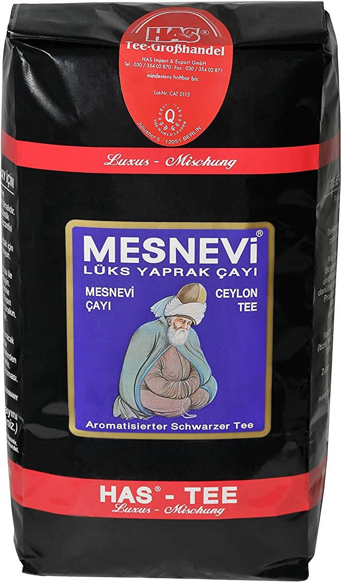

Чай черный крупнолистовой 1000 г с бергамотом Has-Tee Mesnevi (рассыпной)