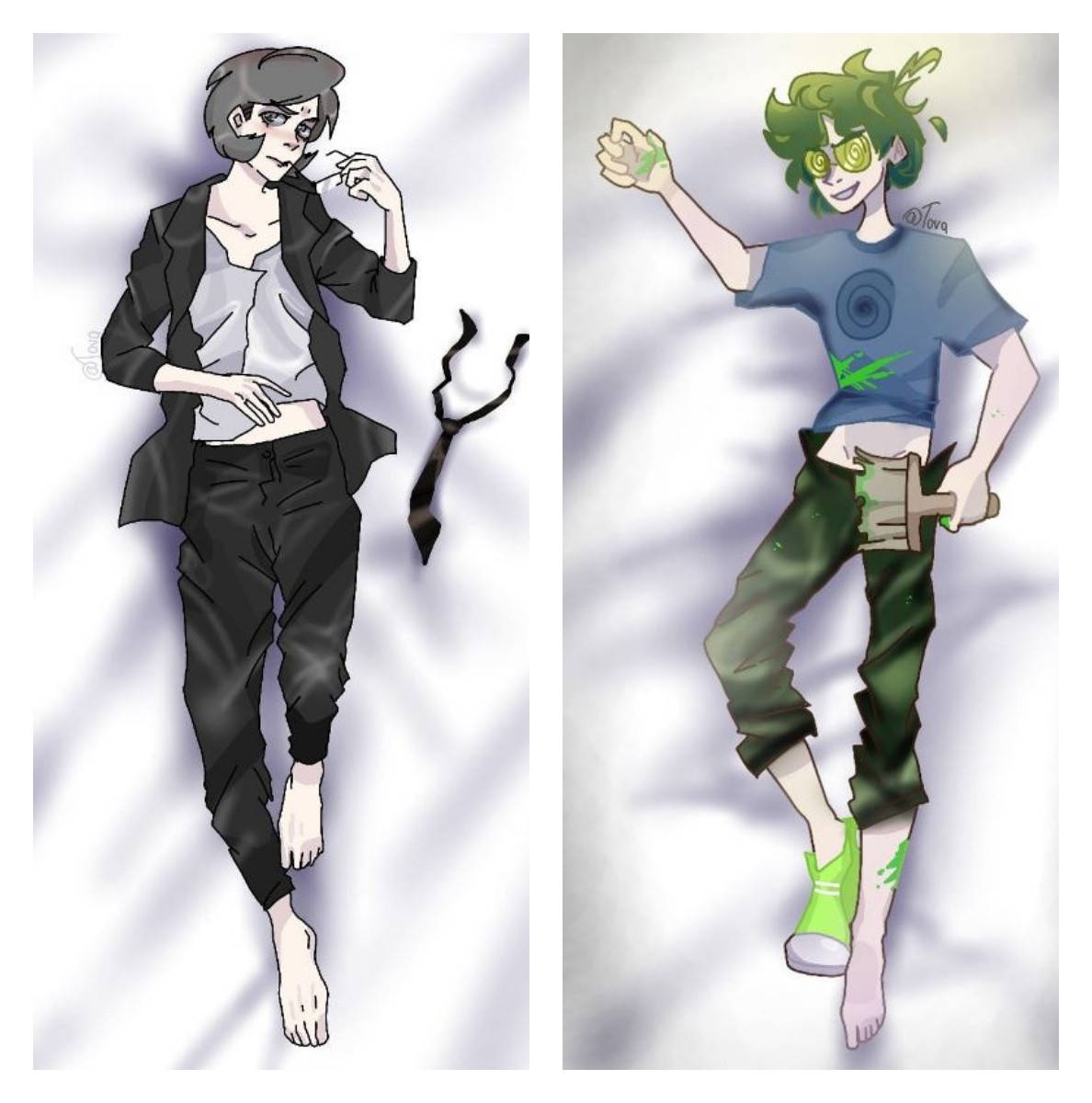 

150х 50 см 1100 Грн 13 карт Вару и Куромаку Подушка Дакимакура со съёмной наволочкой обнимашка аниме тян, Разные цвета