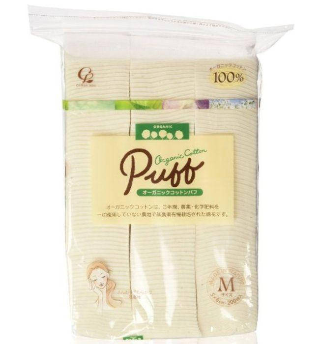 

Органический японский хлопок вата Puff cotton 200 оригинал есть и muji