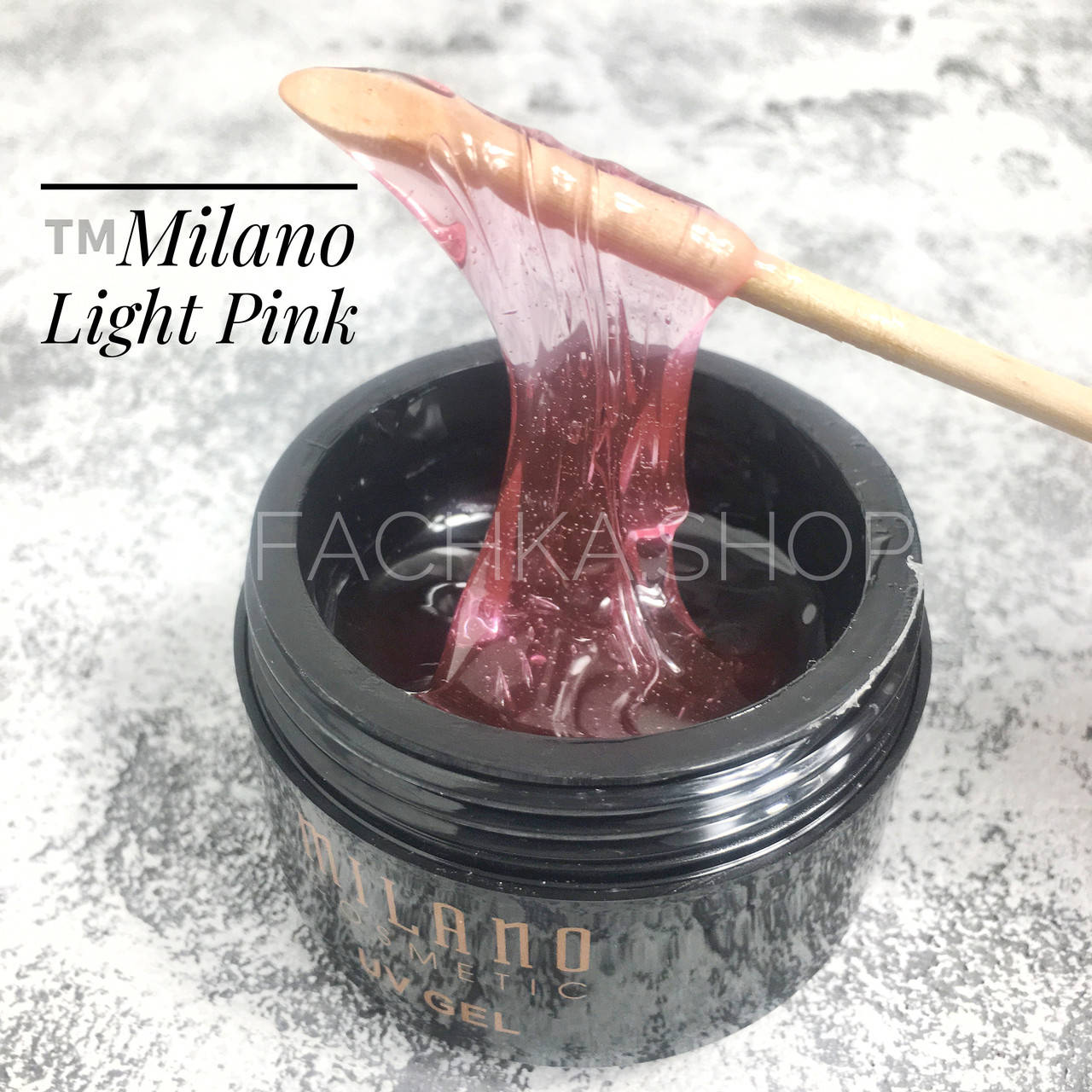 

Гель для наращивания Milano Light pink, 50 мл, Розовый