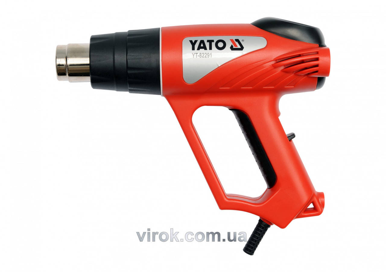 

Строительный фен YATO 2 кВт 550°C + аксессуары и кейс YT-82291