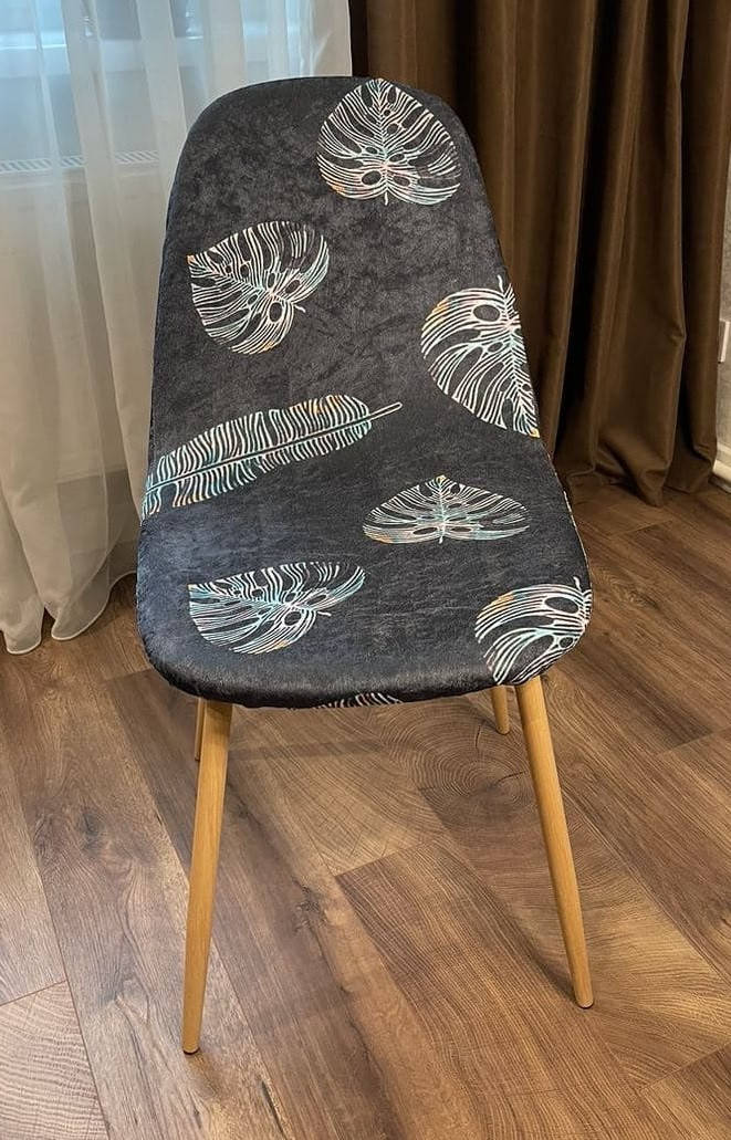 

Натяжные трикотажные чехлы на стулья, Абстракция 5