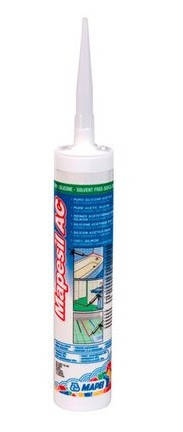 

Клей-герметик силіконовий Mapei Mapesil AC 310мл, 999 Прозорий