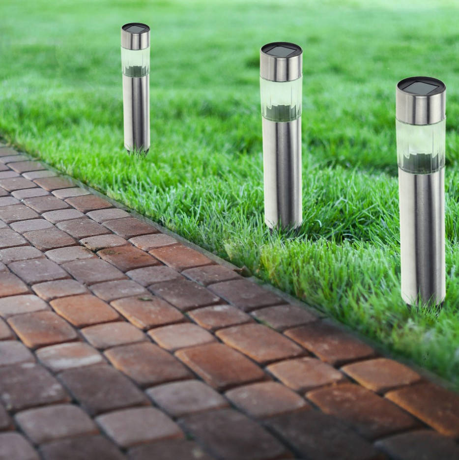 

Садовый фонарь на солнечной батарее Уличный 22 см D 4.5 см