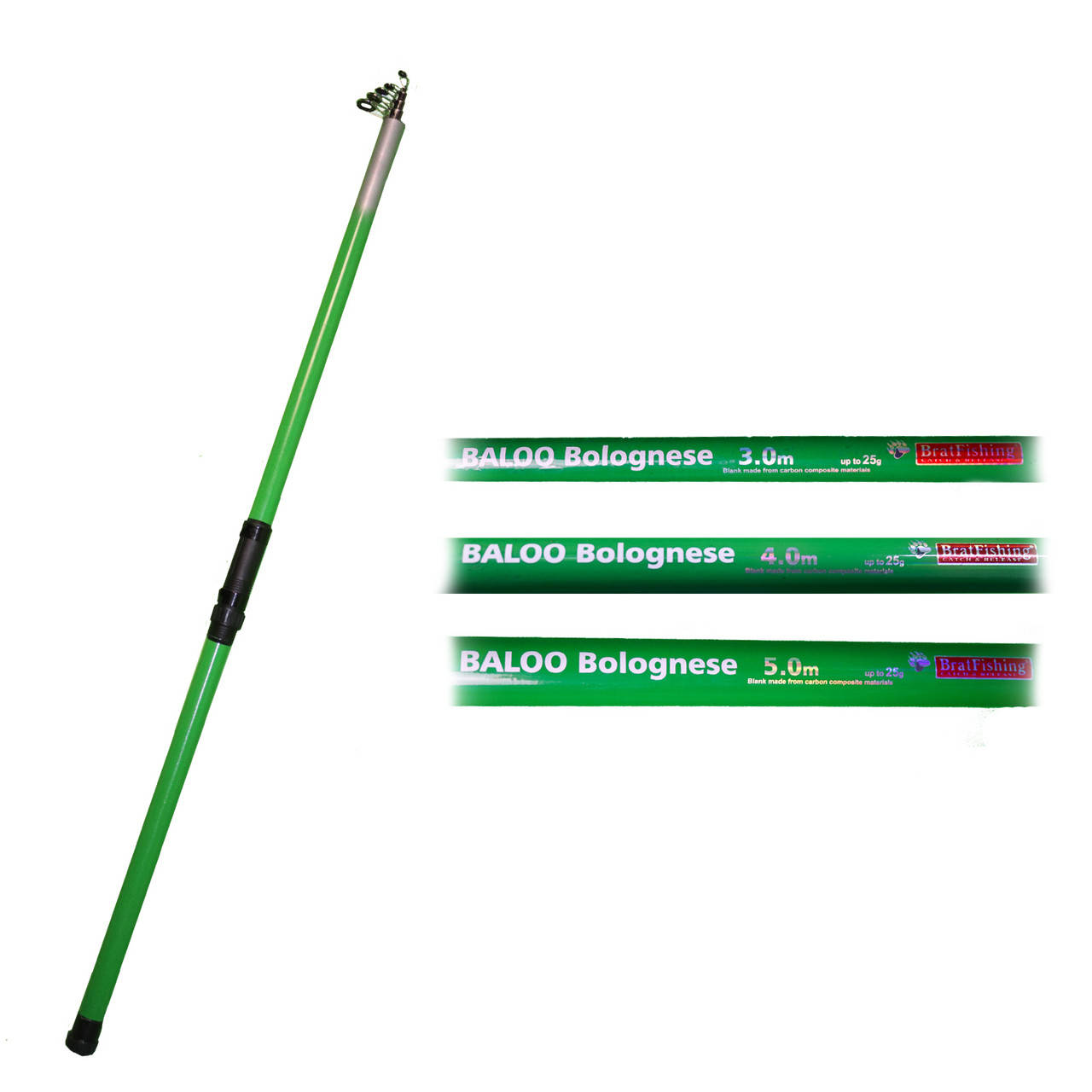 

Вудлище Baloo Bolognese 3,0м з кільцями