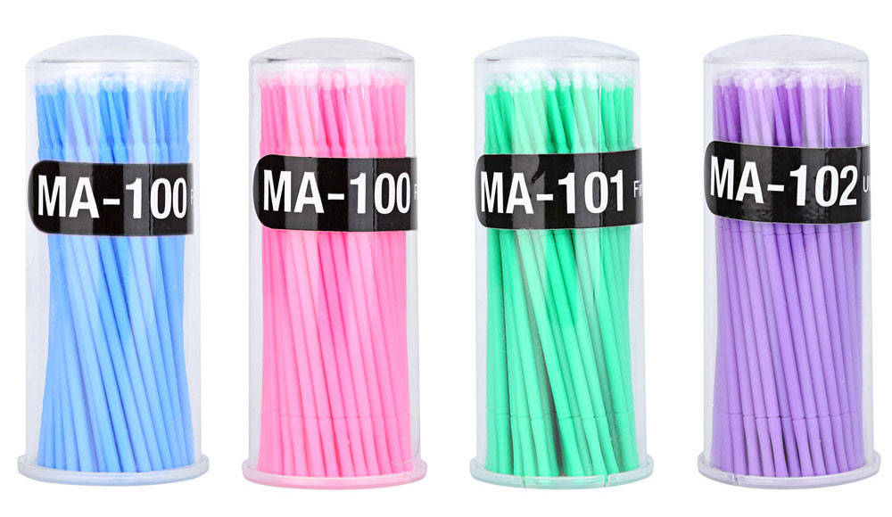 

Микробраши MA-101 FINE для наращивания и снятия ресниц, 100 шт.