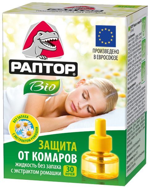 

Раптор жидкость от комаров BIO, 30 ночей