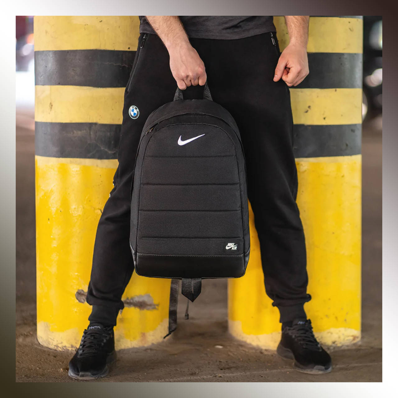 

Рюкзак спортивный мужской Nike Air Найк Эир черный FS