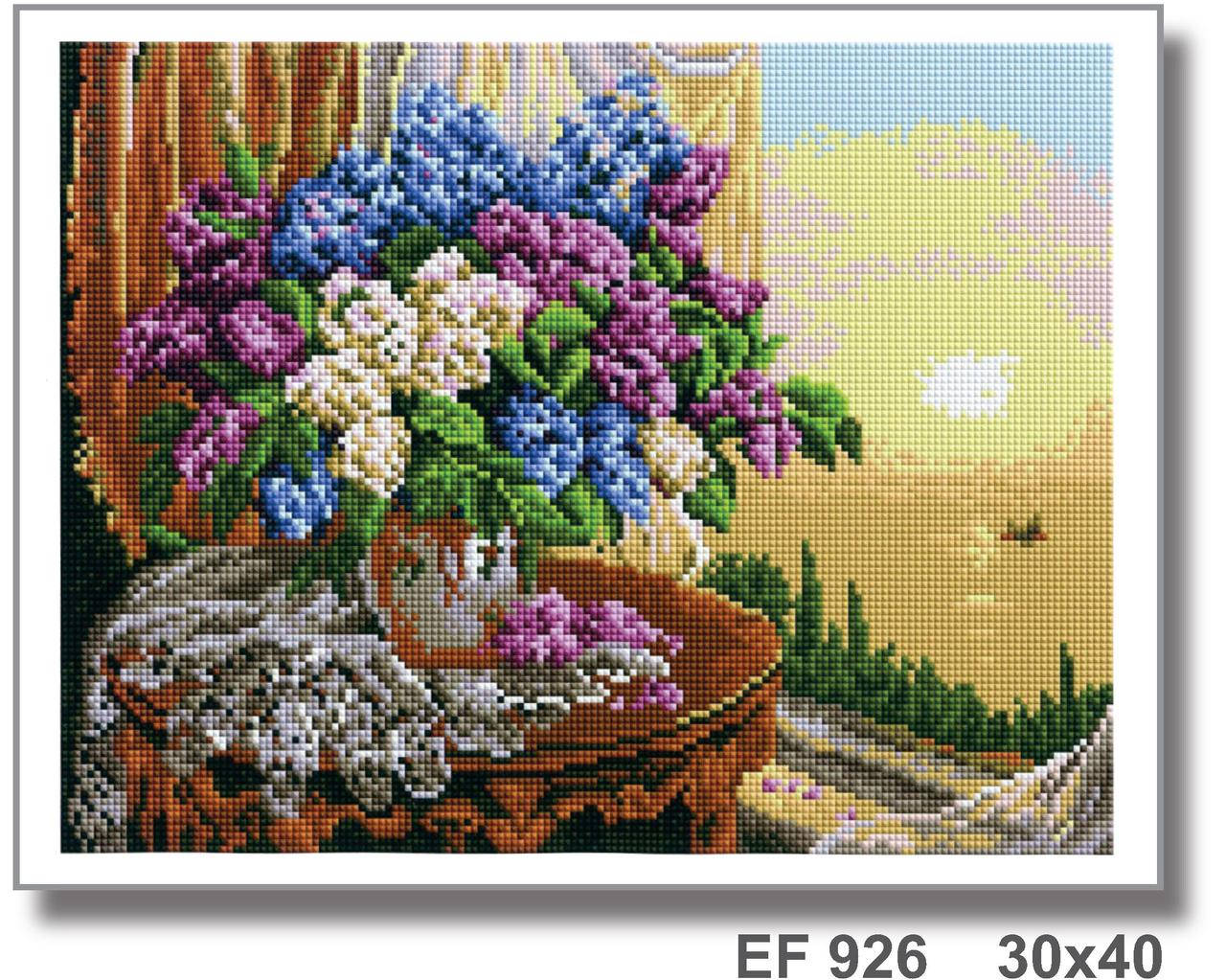 

Алмазна мозаїка "Бузок" 30*40 см