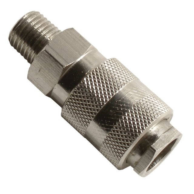 

Быстроразъемное соединение с наружной резьбой 1/4" INTERTOOL PT-1805