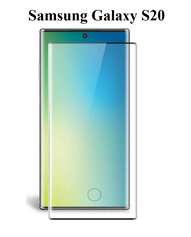 

Защитное стекло 3D для Samsung Galaxy S20 (SM-G980F), Черный
