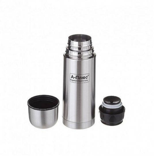 

Термос вакуумный с чехлом 1752 350 мл Steel (11833)