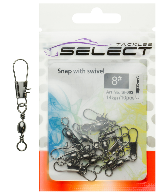

Вертлюжок с застежкой Select SF003 size  ( 6 шт