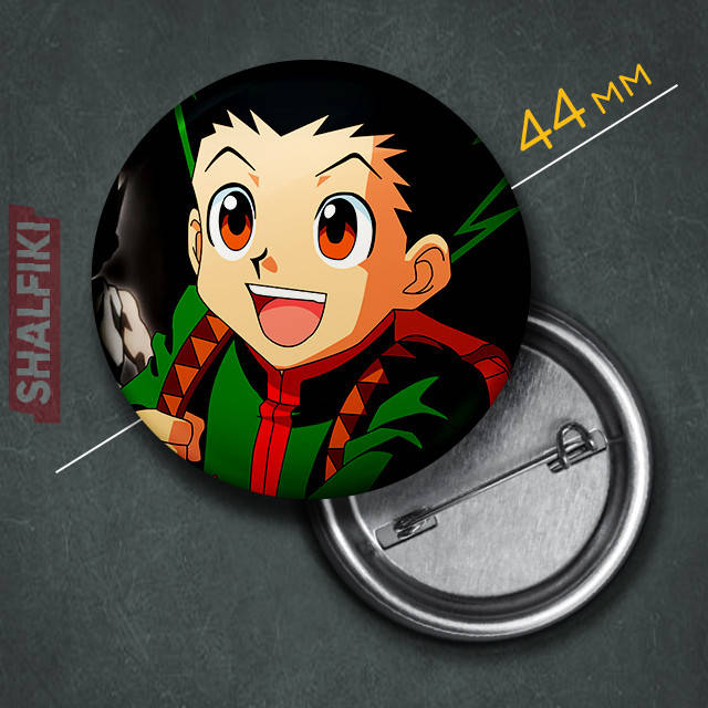 

"Гон Фрикс (Хантер х Хантер / Hunter × Hunter)" значок круглый на булавке Ø44 мм