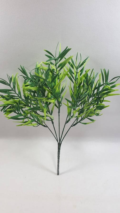 

Зеленый куст"бамбука" 33см,искусственный куст зелени, Зелёный