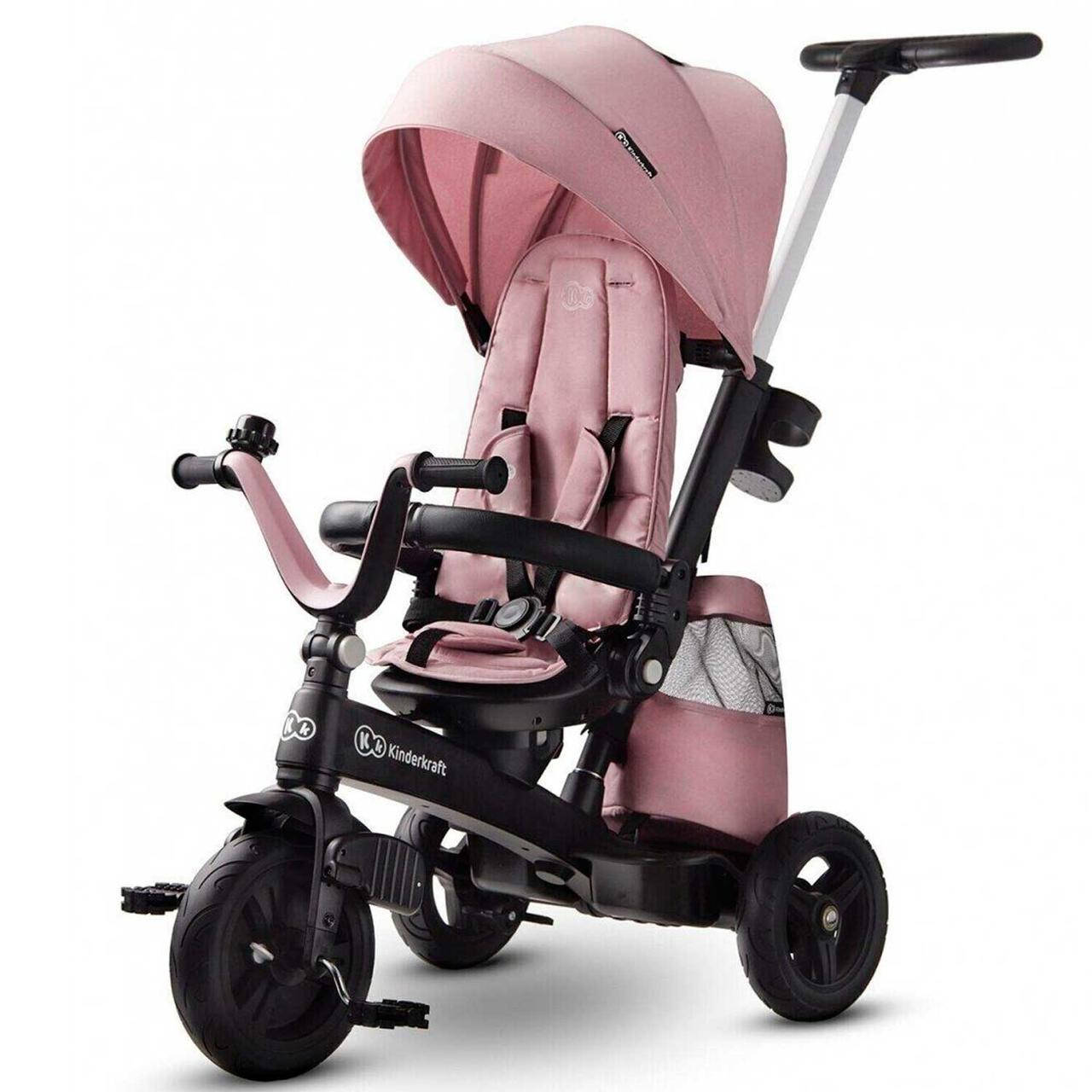 

Трехколесный велосипед Kinderkraft Easytwist Mauvelous Pink, Розовый