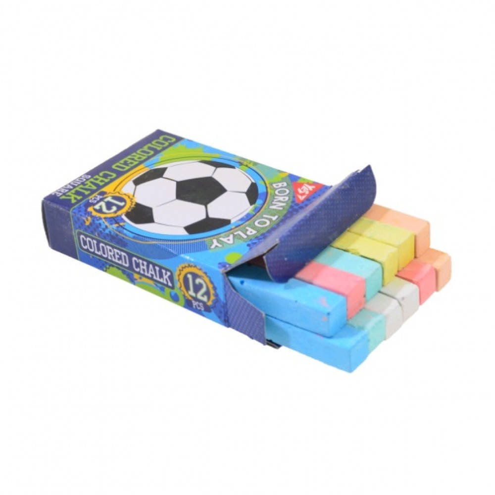 

Крейда кольорова YES 400368 квадратна 12шт. Born to play