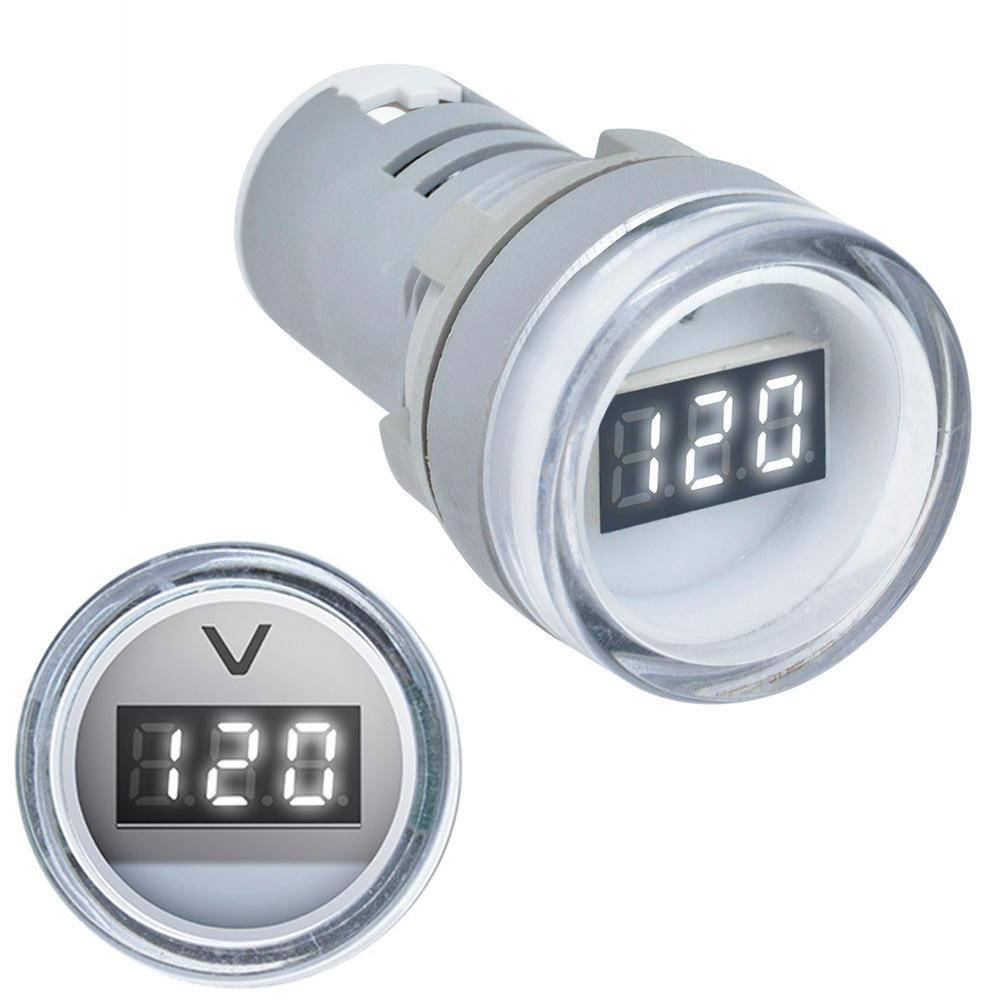 

Вольтметр AC 22мм 60-450В - белый