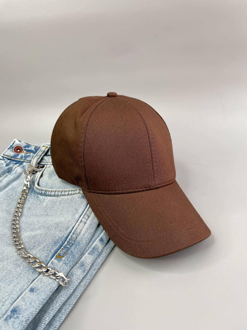 

Кепка бейсболка коричневая, Коричневый