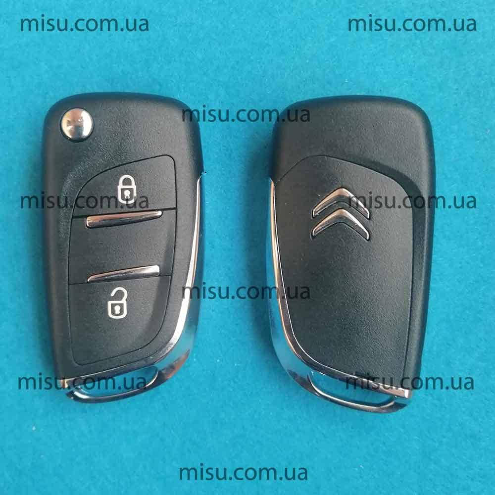 

Корпус выкидного ключа 2 кнопки Citroen новый стиль CE0523 VA2