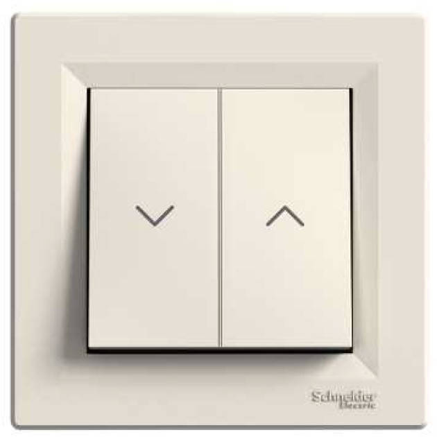 

Выключатель для жалюзи кремовый Asfora EPH1300123 Schneider Electric