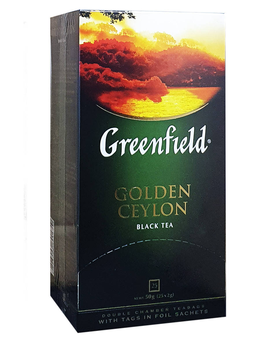 

Чай чорний в пакетиках Greenfield Golden Ceylon 25 шт х 2 г (706)
