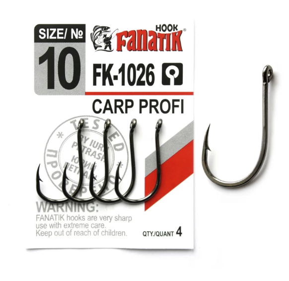 

Крючок Fanatik CARP PROFI №10