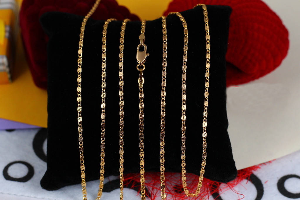 

Цепь Xuping Jewelry улитка 50 см 2 мм золотистая