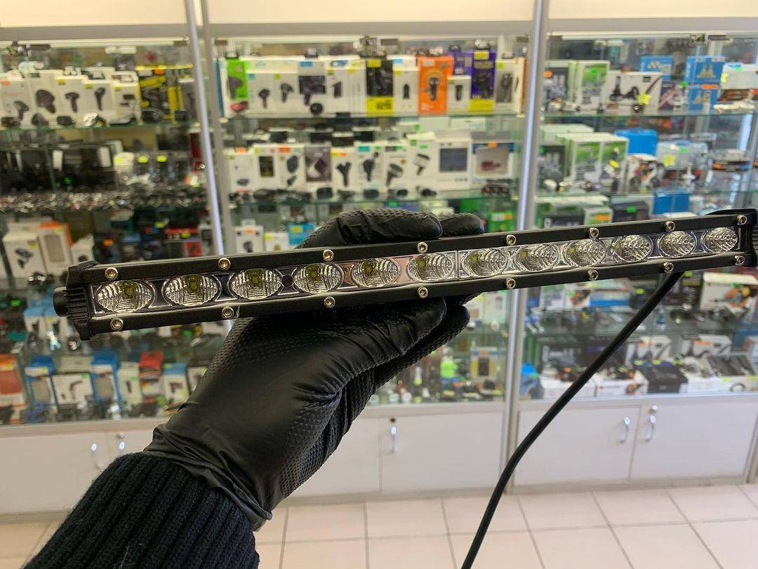 

Светодиодная Балка 32 см 36w 12 led Дневные ходовые огни дхо денні огні для авто/мото light bar