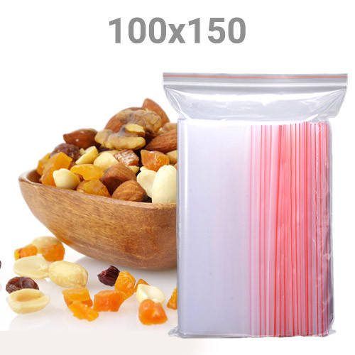 

Зип пакеты Zip Lock / пакет с замком - 100х150 мм, 100шт, Прозрачный