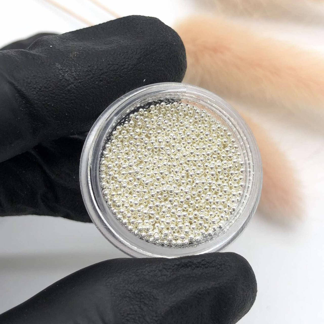 

Бульонки Серебро металлические, Серебристый