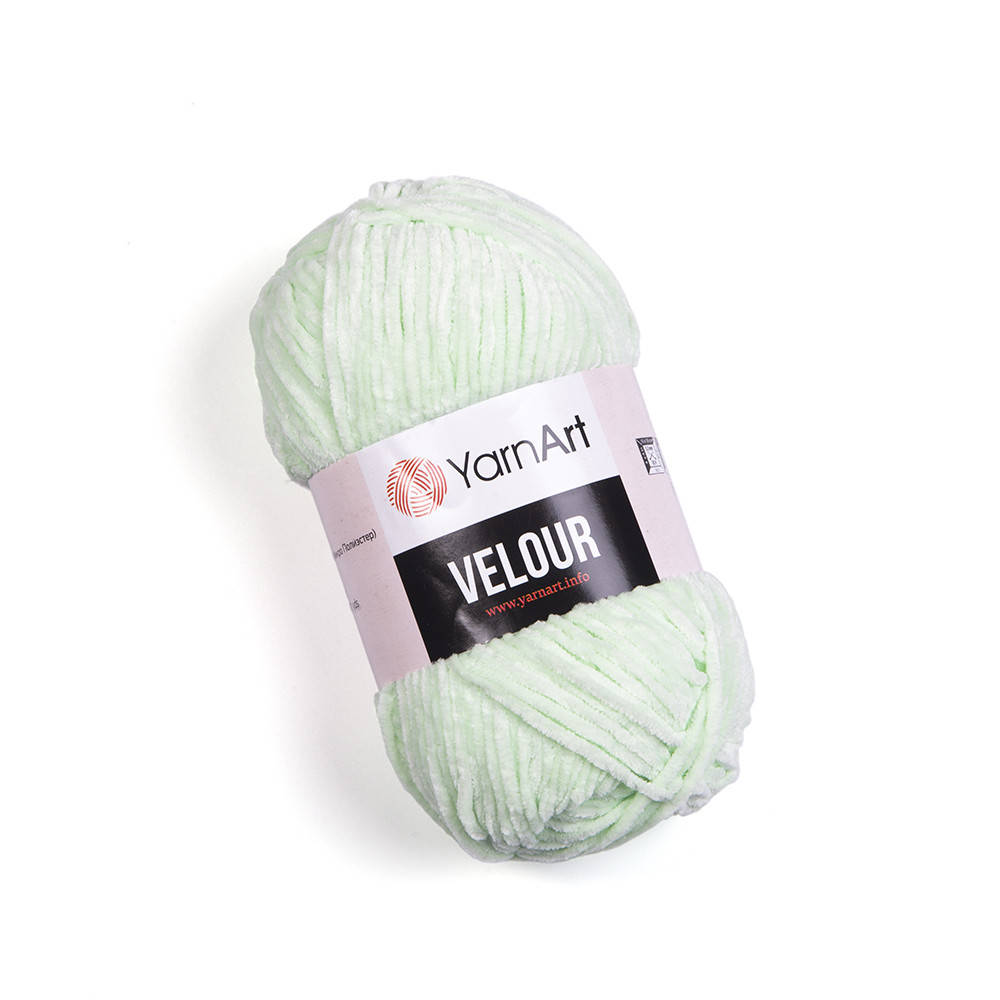 

Пряжа YarnArt Velour 845 мята
