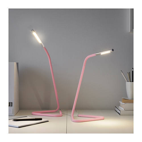 

ХОРТЕ Настольная лампа, светодиодная, розовый, 00325933, ИКЕА, IKEA, HÅRTE