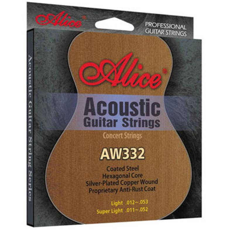 

Струны для акустической гитары Alice AW332L 12-53