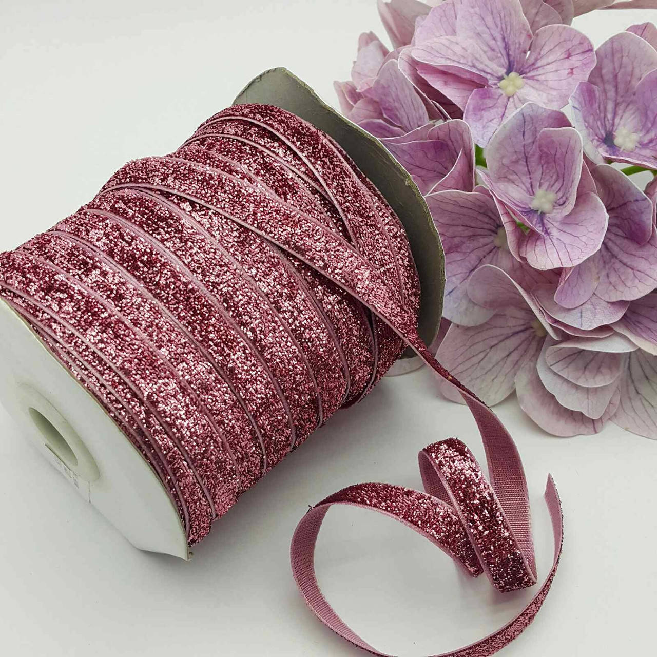 

Стрічка з люрексом 1см, ПУДРОВА