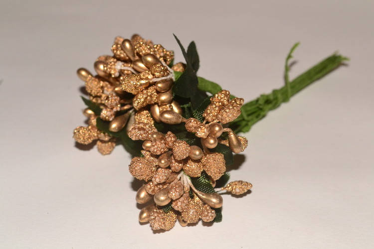 

Тычинки цветочек. цв.Темное золото