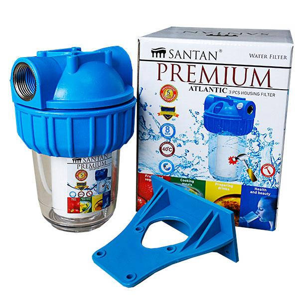 

Фильтр для очистки воды SANTAN ATLANTIC 3PS, 3/4" (корпус+сетка, крепление ) высота 5"