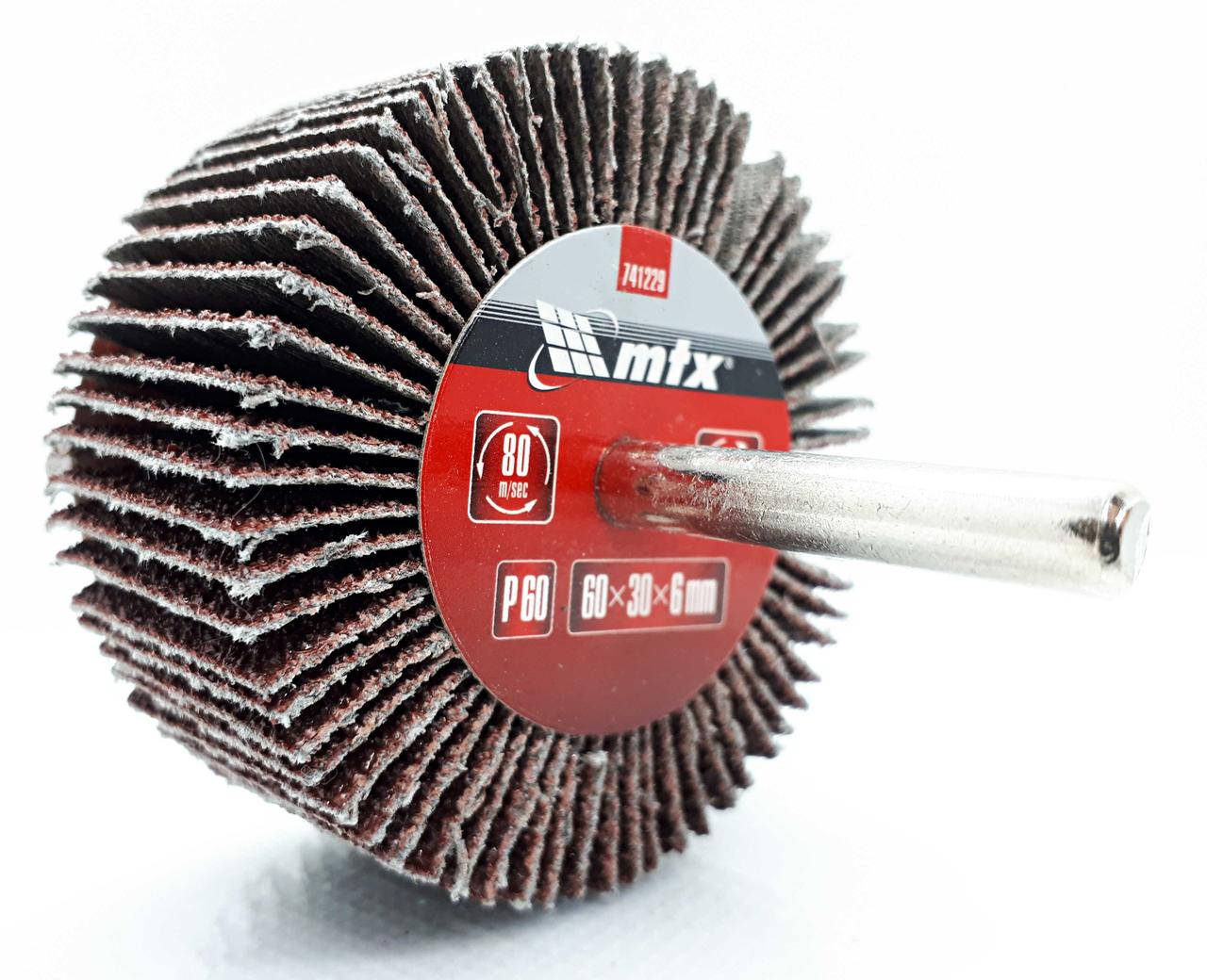 

Круг лепестковый для дрели, P60, 60 х 30 х 6 мм, MTX (741229)