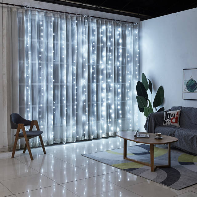 

Гирлянда Штора светодиодная 2х2 м 360 led (Холодный белый свет)