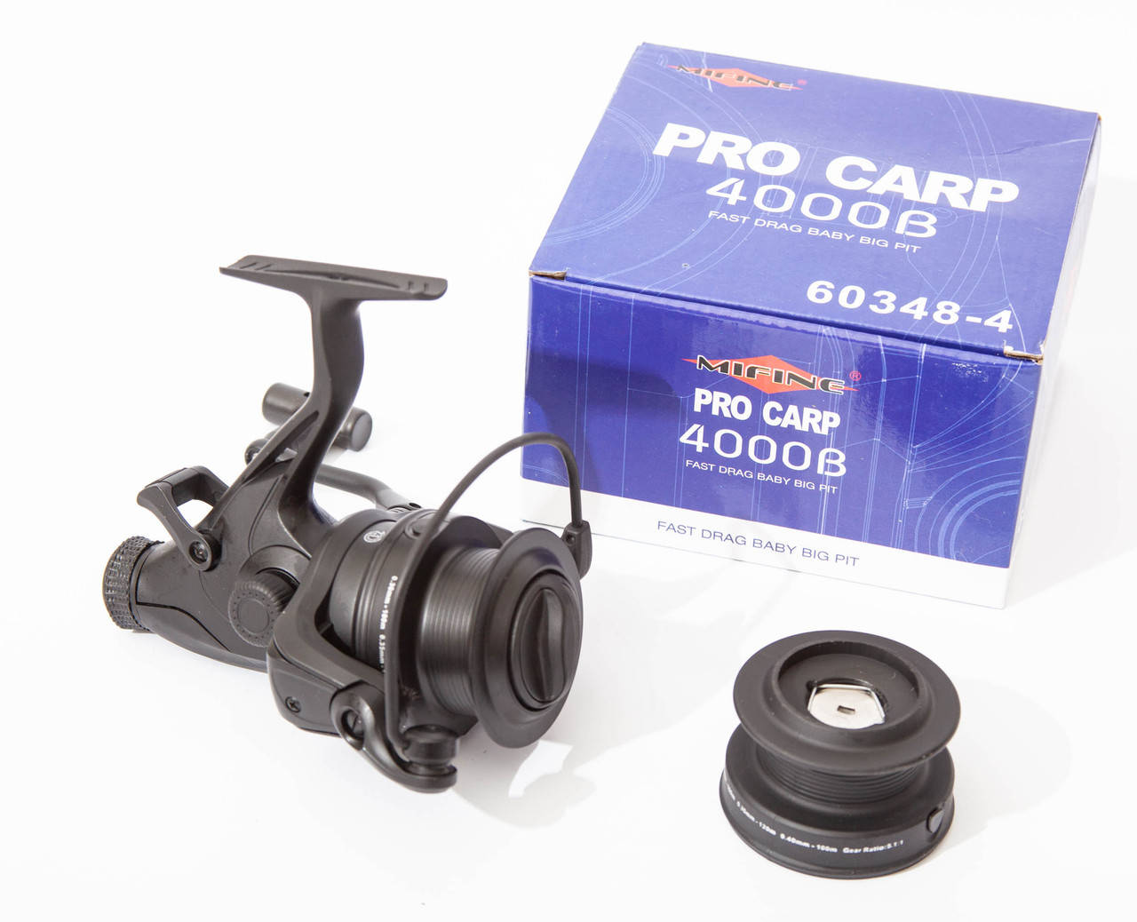 

Катушка Mifine Pro Carp  с бейтранером, Черный
