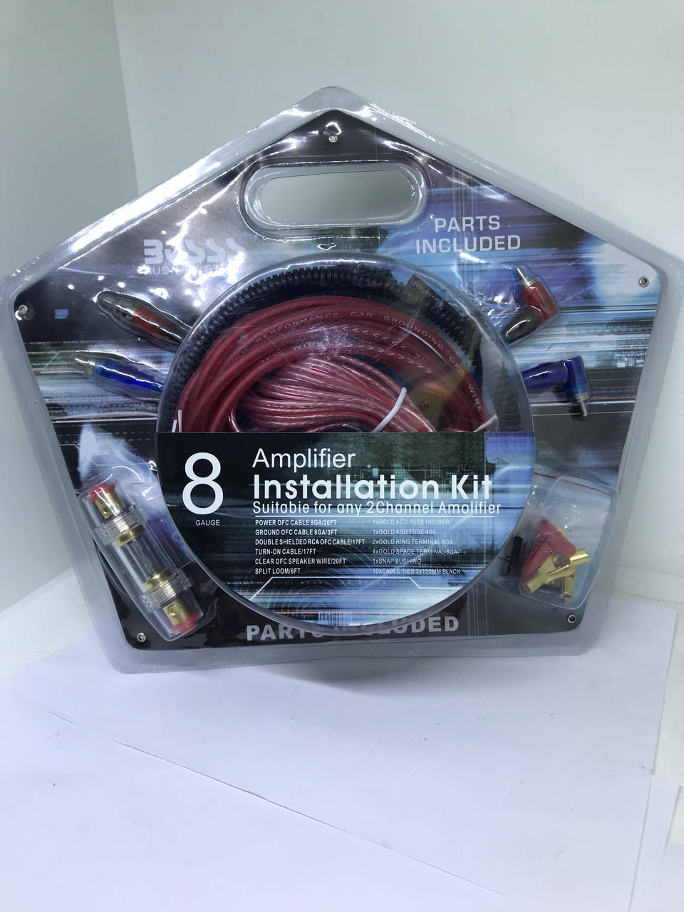 

Комплект проводов кабелей для подключения усилителей саббуфера RCA