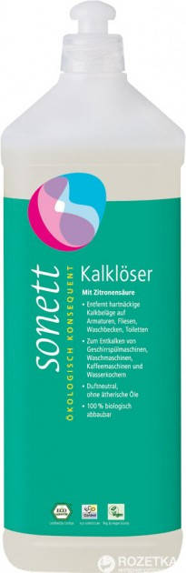 

Средство органический Sonett для удаления накипи и кальциевых отложений 1л (4007547303041)