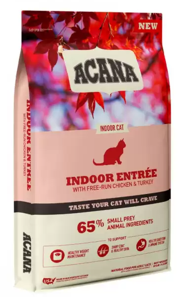 

Acana Indoor Entree Cat 1,8кг корм для домашних кошек